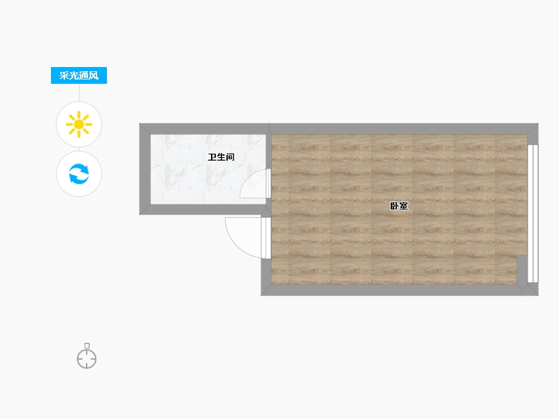 陕西省-咸阳市-先河・瞰都-25.84-户型库-采光通风