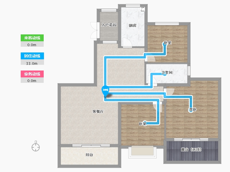 浙江省-绍兴市-恒大御澜庭-119.38-户型库-动静线