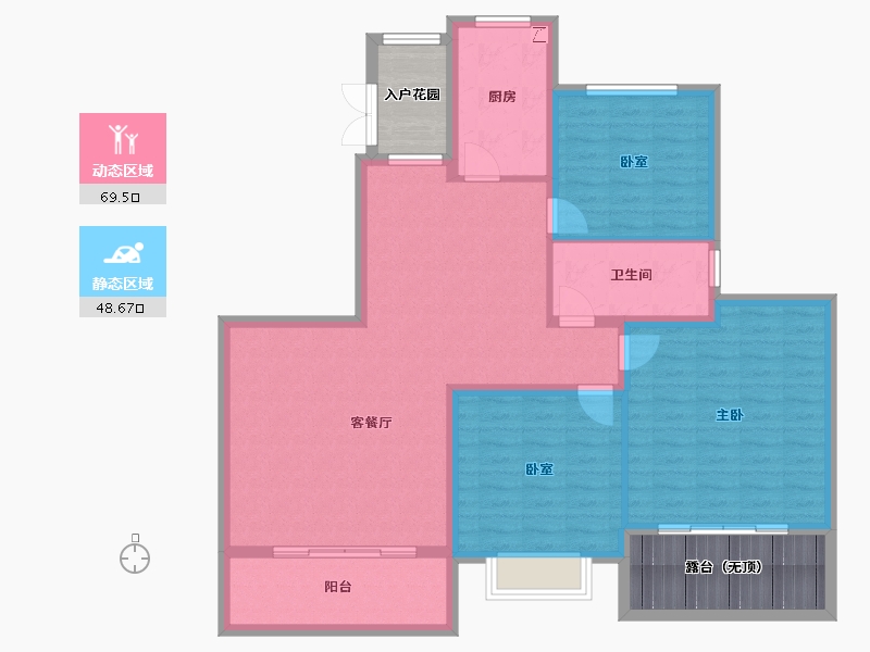 浙江省-绍兴市-恒大御澜庭-119.38-户型库-动静分区