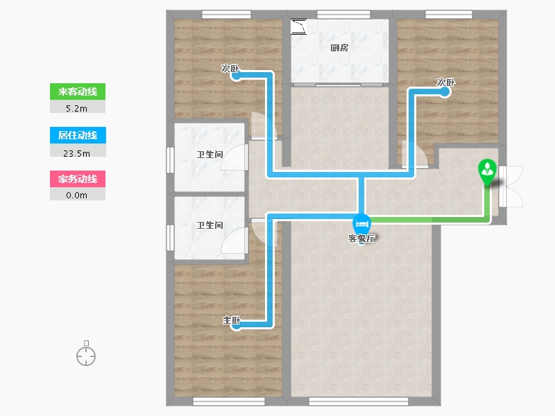 山西省-大同市-金懋府-95.57-户型库-动静线