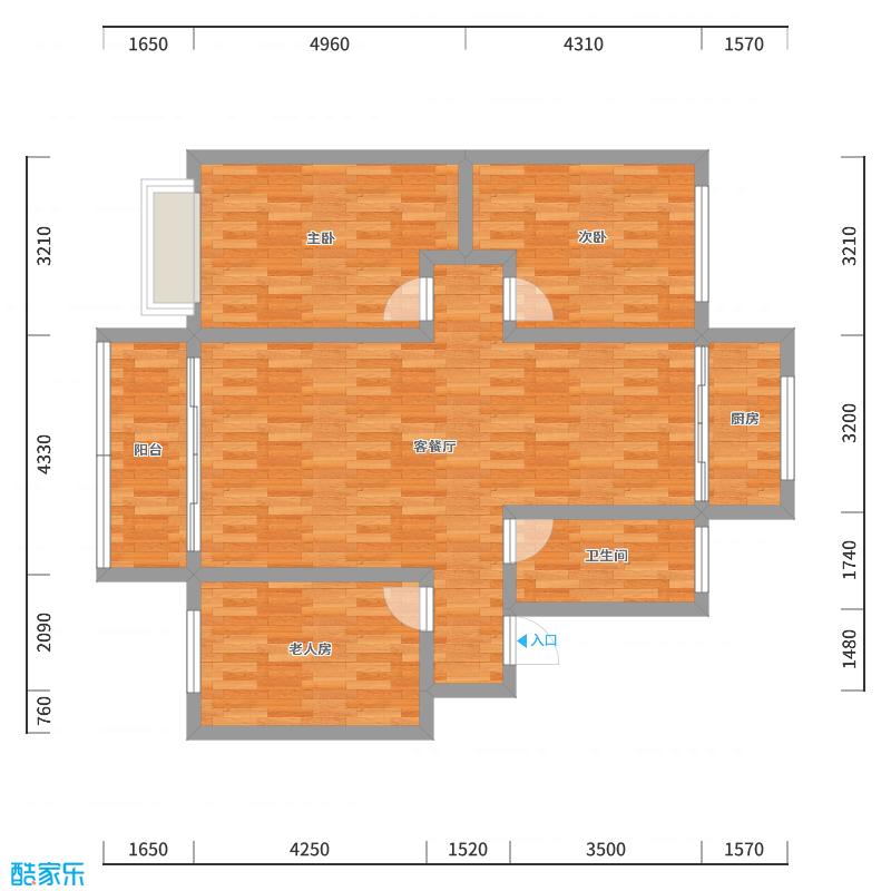 尹淇正-淡妆-现代简约-户型图概览