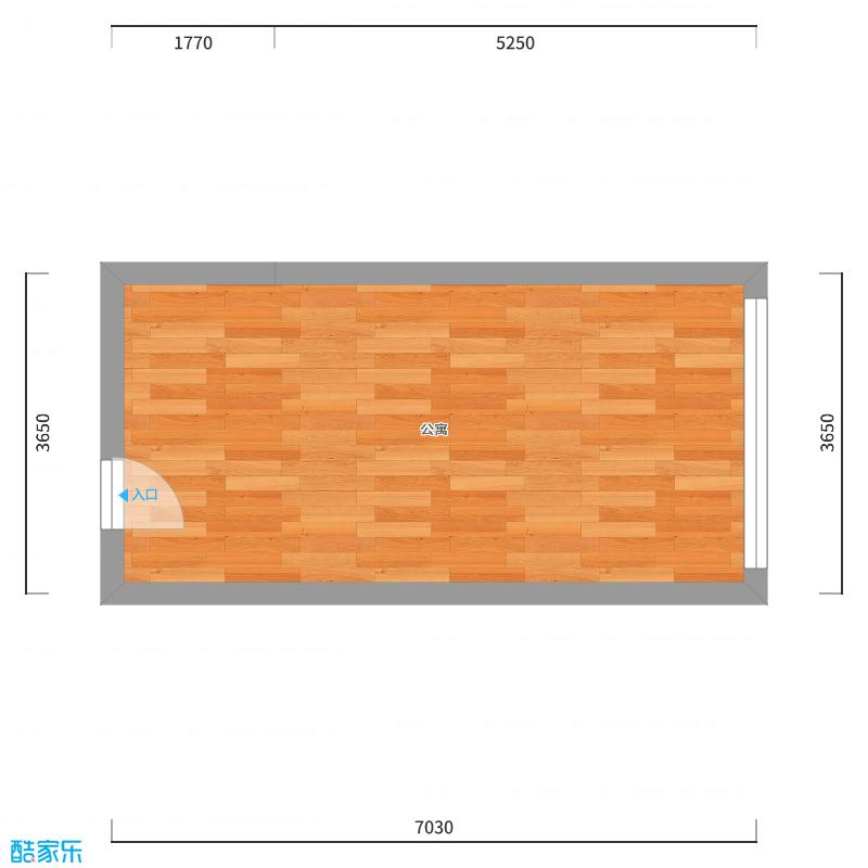 vanropig-29方现代一居-户型图概览