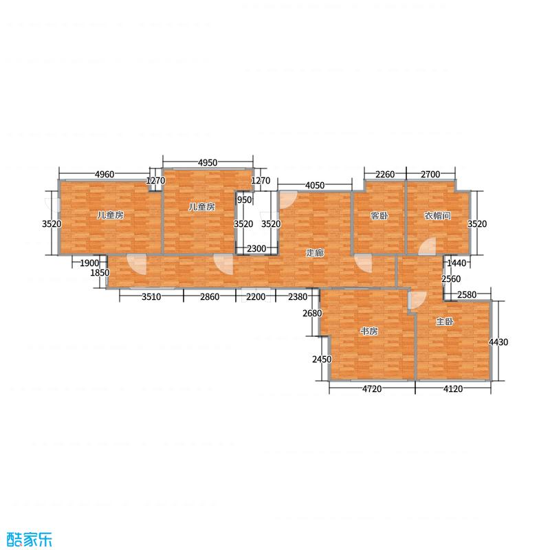 西安红创-250㎡新中式七居-户型图概览