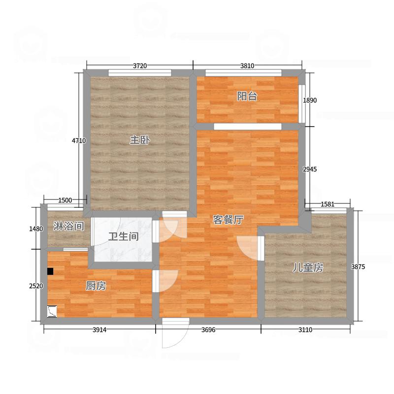 济源建业天玺户型图图片