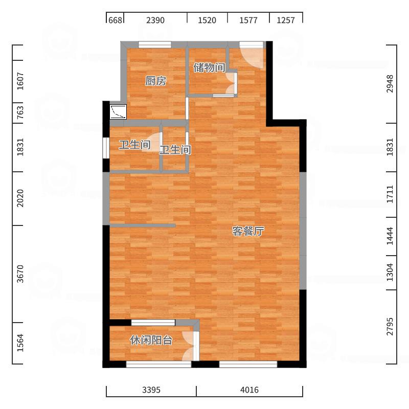 CG安安耶-【暖春主题征稿】爱情的色彩-户型图概览