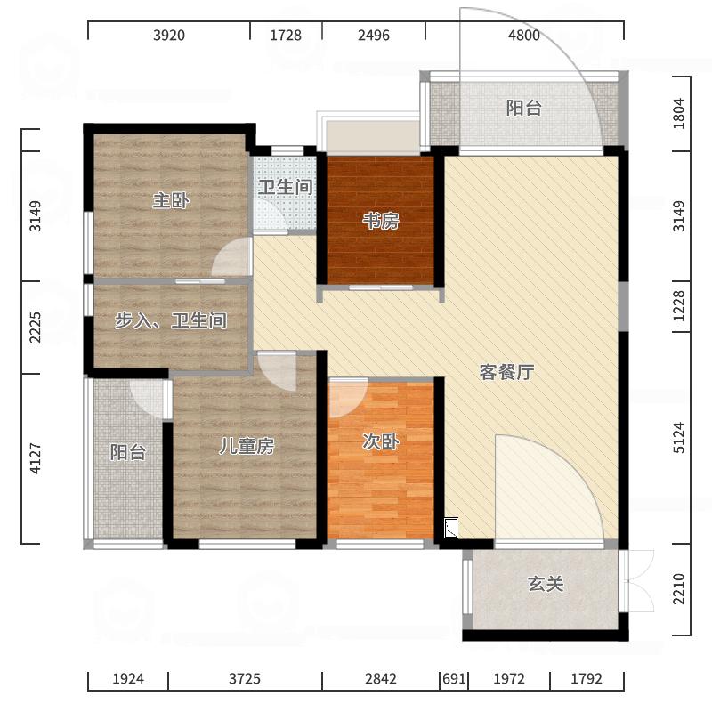 刘坤全-世欧王庄-跃-户型图概览
