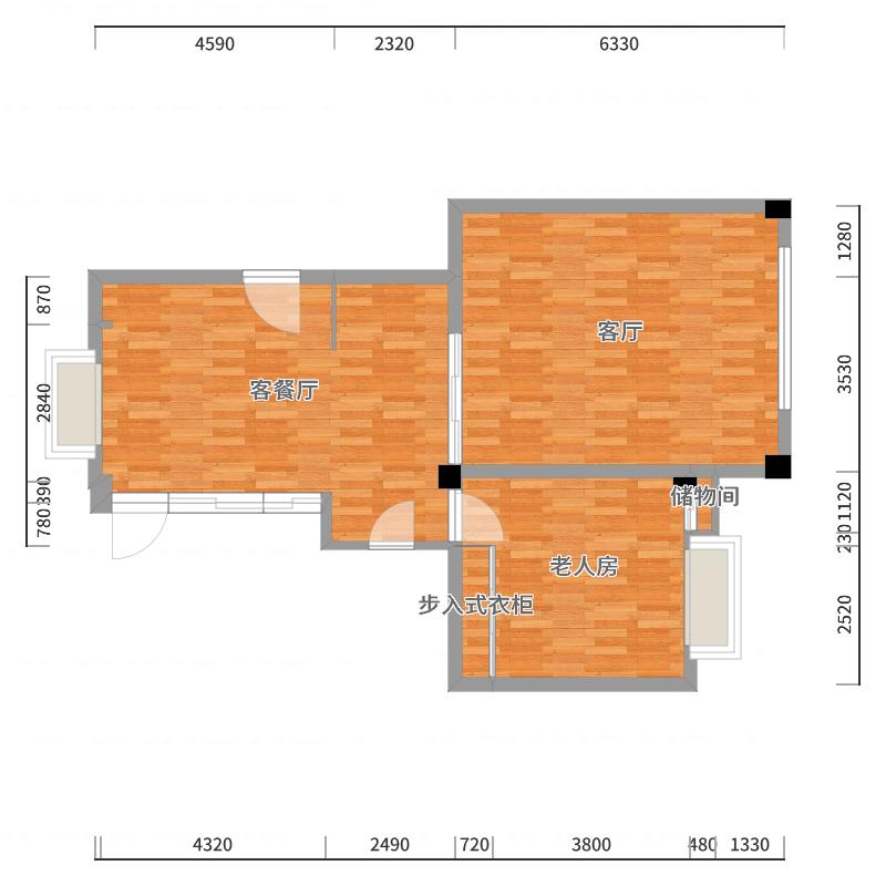 TATAunku-《初恋Firstlove》3层空中别墅-美式轻奢-户型图概览