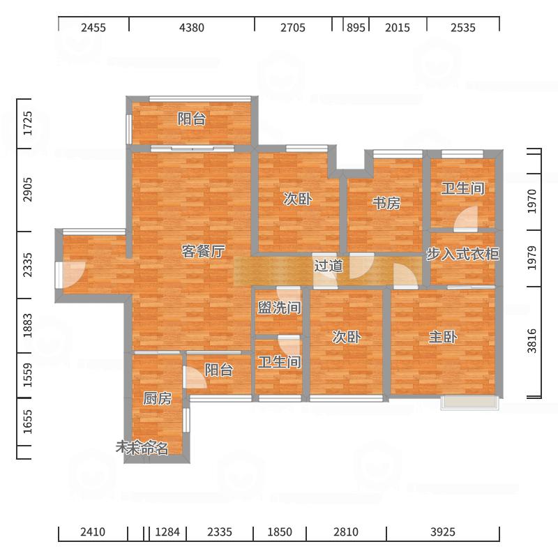 骞Design-浅沙—民宿风格设计-户型图概览
