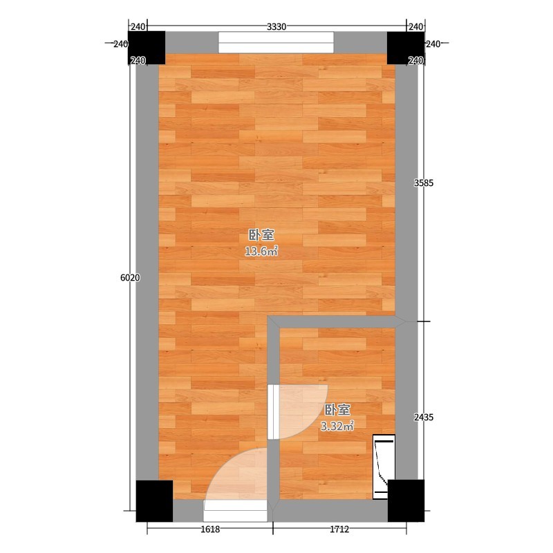 装修配套室内装修-澄江宿舍楼装修效果图
