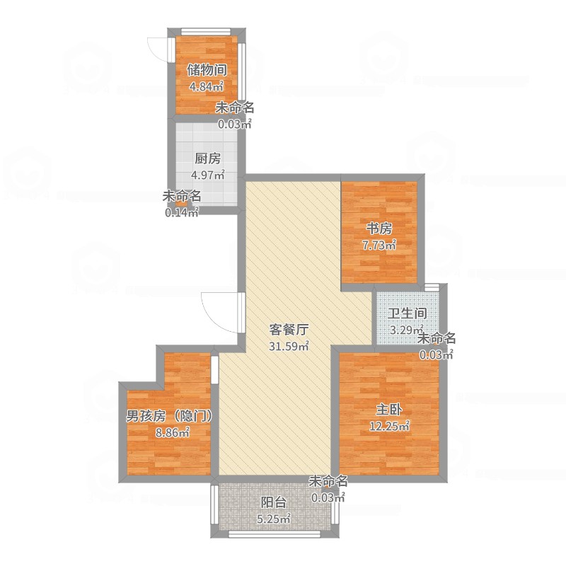 昌建誉峰户型图图片