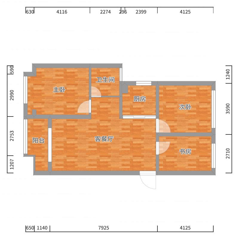 王瑛-拿铁咖啡-户型图概览