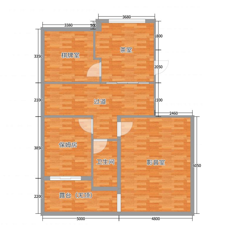 装修设计陈先生-《帝豪家园》古典美式-户型图概览