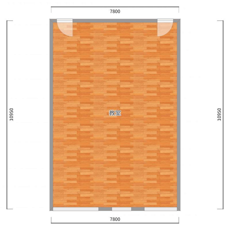188****1008thFA-工装教室-户型图概览