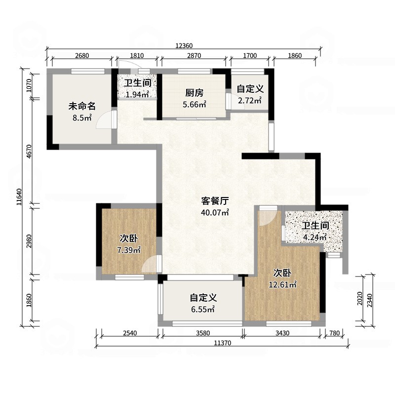 一了因一-金科城装修效果图
