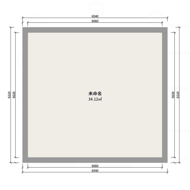 徽集装饰公司设计师小馨-未命名方案装修效果图