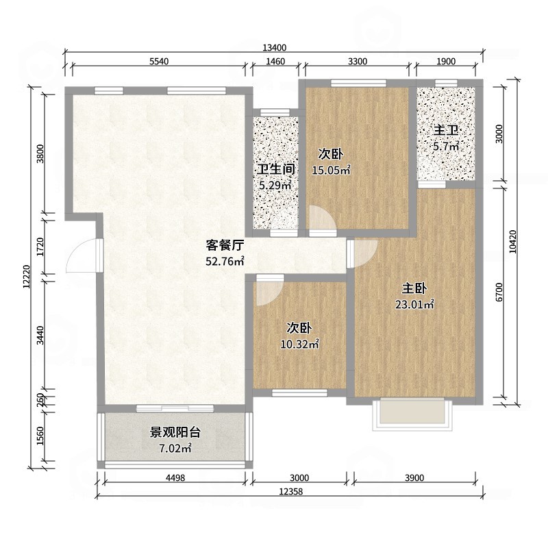 百惠装饰金师傅-学府铭城-副本装修效果图