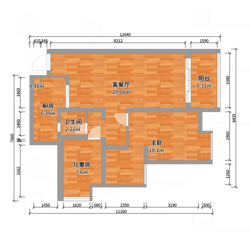 惠州装修找沫竹-惠州-水岸城珊瑚湾-海澜-户型图概览