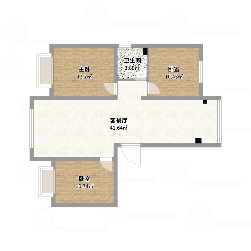 大鹏设计家-崇仁御府3-2-501装修效果图