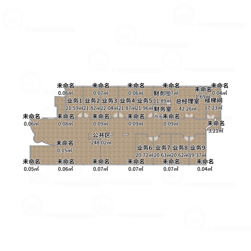 全屋定制..888-办公楼-户型图概览