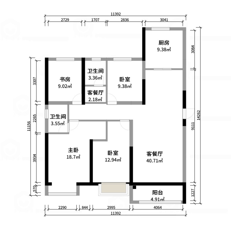 倚澜苑6-604