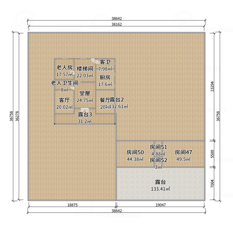 185*qPfU-壵垚居木屋布置图_2023-05-24-11-31-43装修效果图