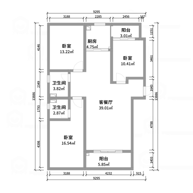 紫御澜湾户型图图片