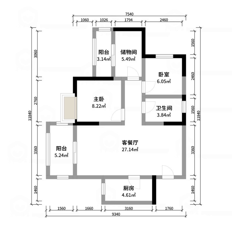 瑞祥装饰有限公司-交投.丽景雅居装修效果图