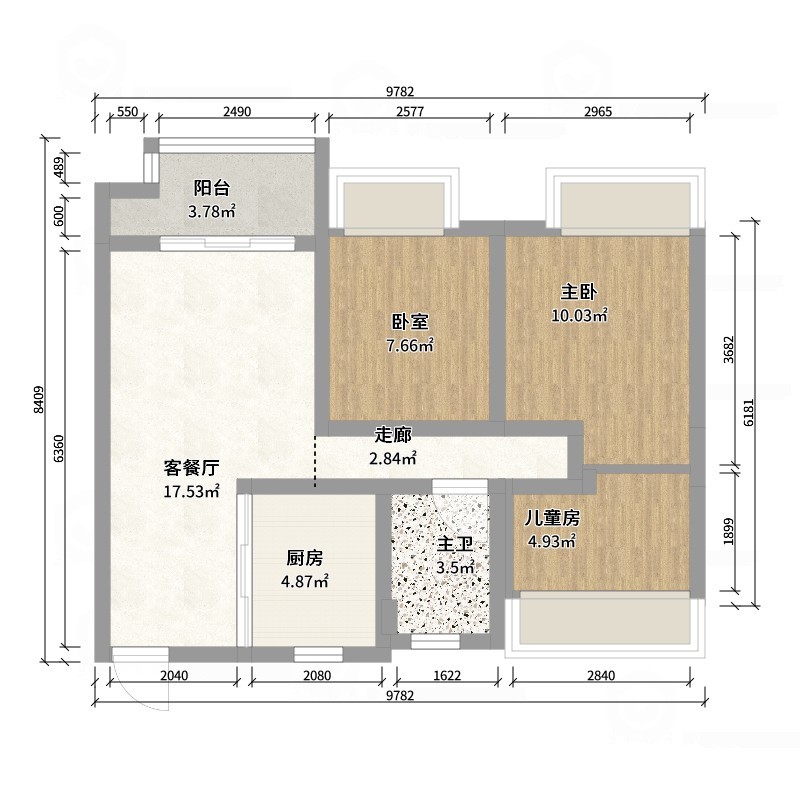 龙纹装饰国泰店-棠颂云著3幢1701室-副本装修效果图