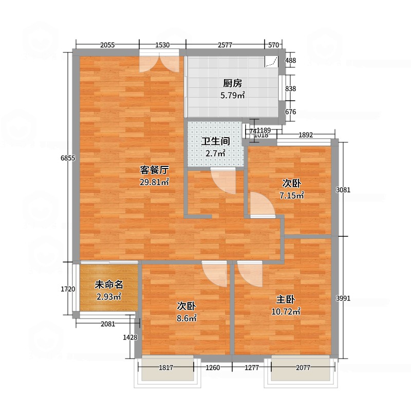 和润林湖美景建面86m2-副本