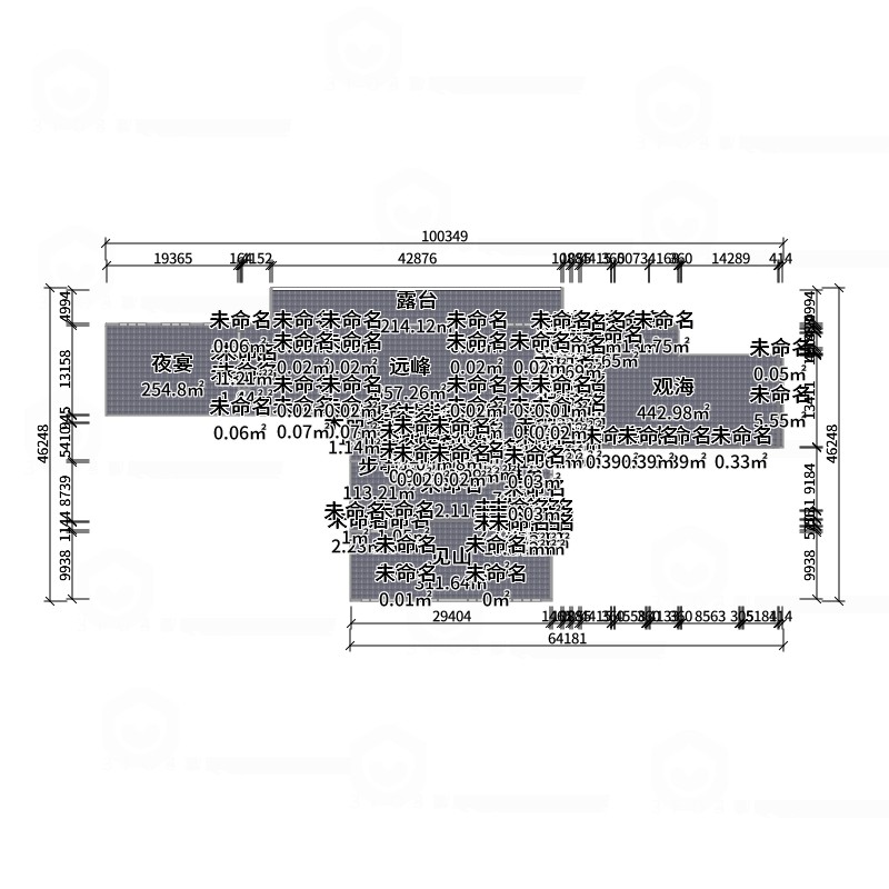 杨超全案-凤起潮鸣-SPA HOTLE-户型图概览