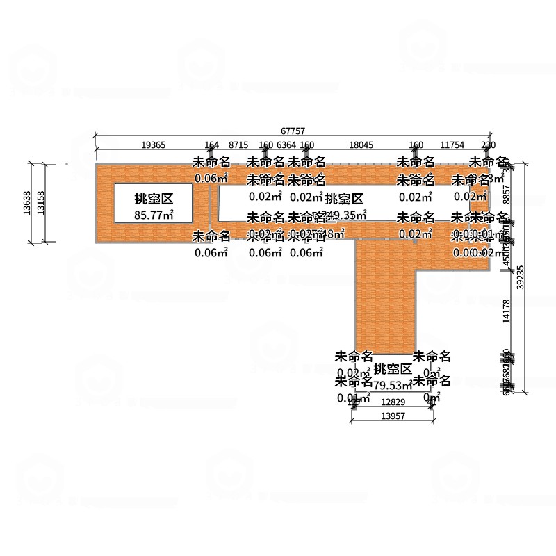 杨超全案-凤起潮鸣-SPA HOTLE-户型图概览