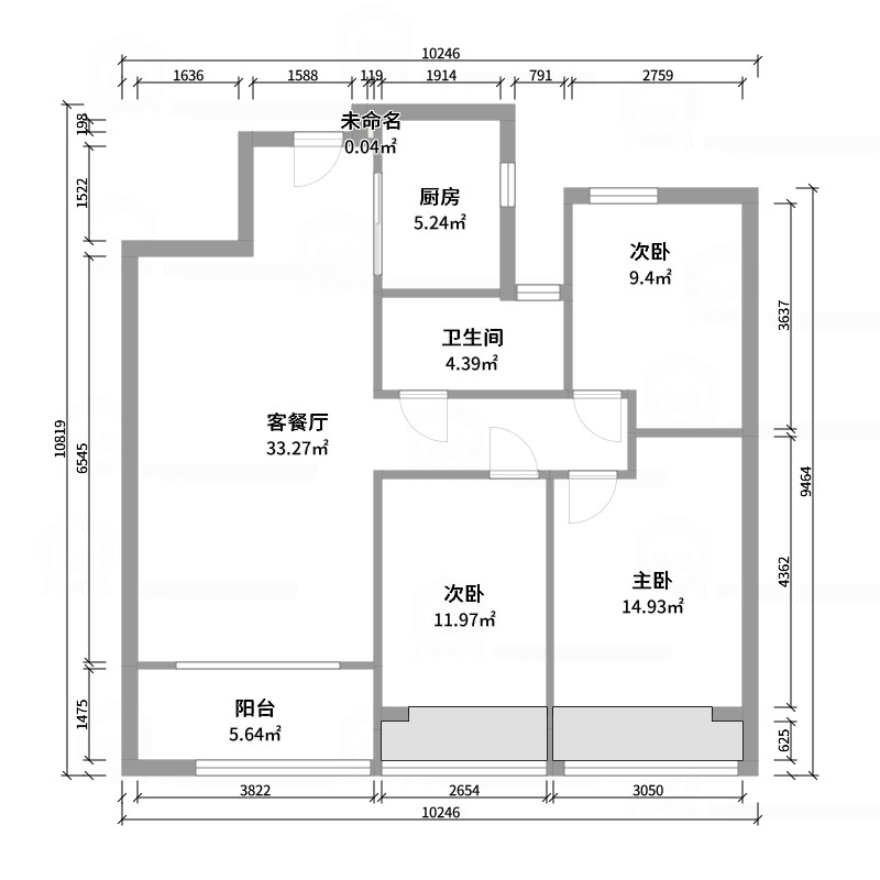 绿城明月滨河17号楼,22号楼103m²-副本-副本