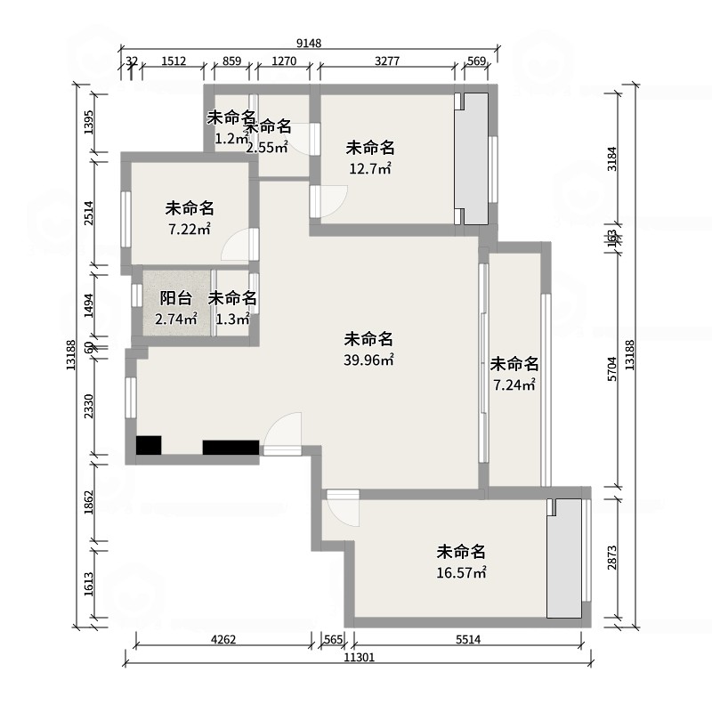绿城明月-128㎡-现代简约