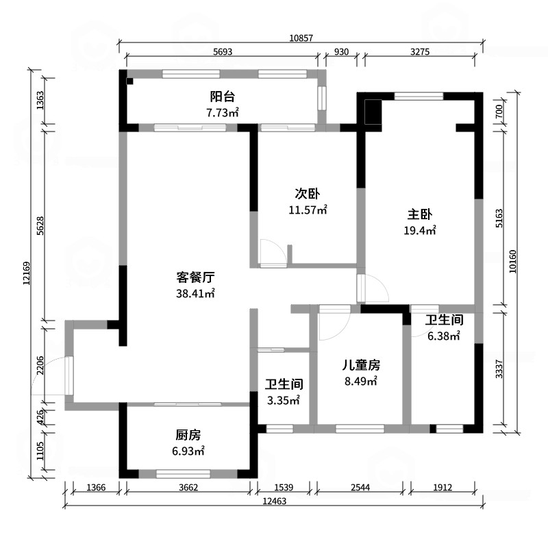 郑地美景东望126平