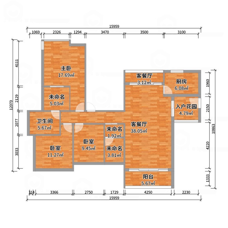 广东传诚装饰设计尤工-中央公馆海德堡装修效果图