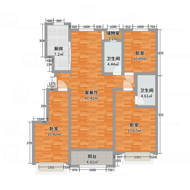 安国首衡熙悦府户型图片