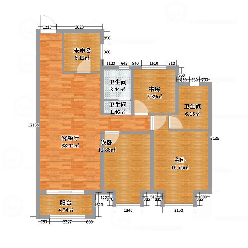 紫云府-803三室-北欧