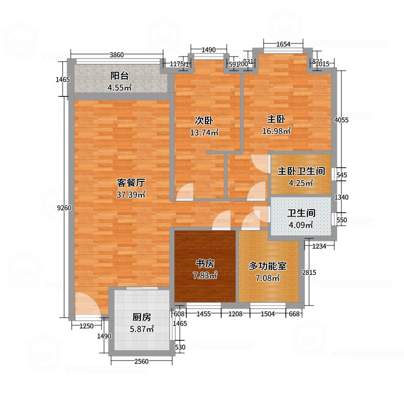 紫云府4室-新中式