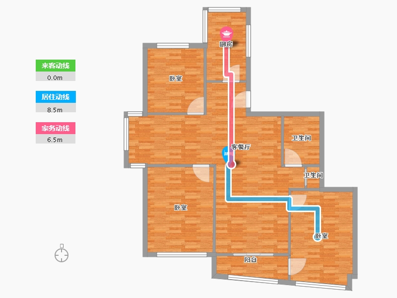 山东省-青岛市-青建依山半岛南区-111.27-户型库-动静线