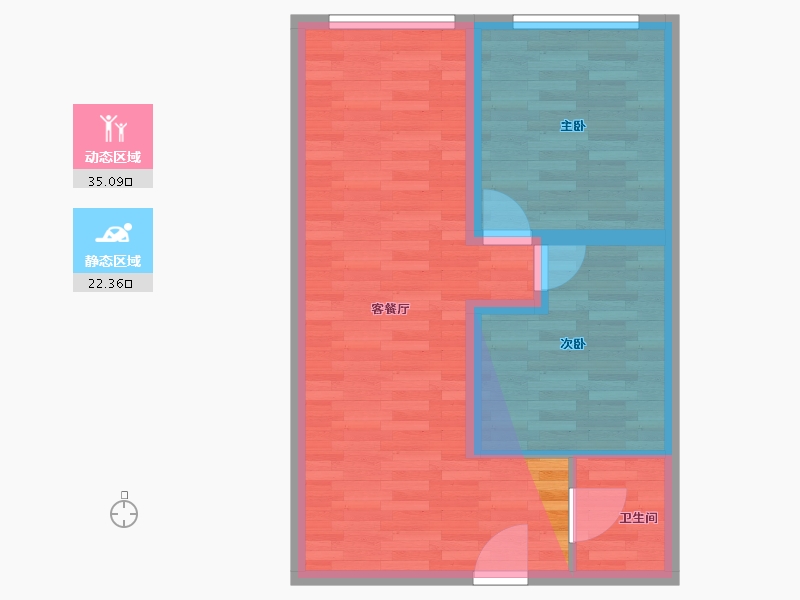 陕西省-西安市-恒志·云仰-51.05-户型库-动静分区