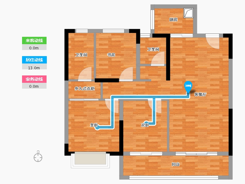 陕西省-延安市-理想城-92.01-户型库-动静线