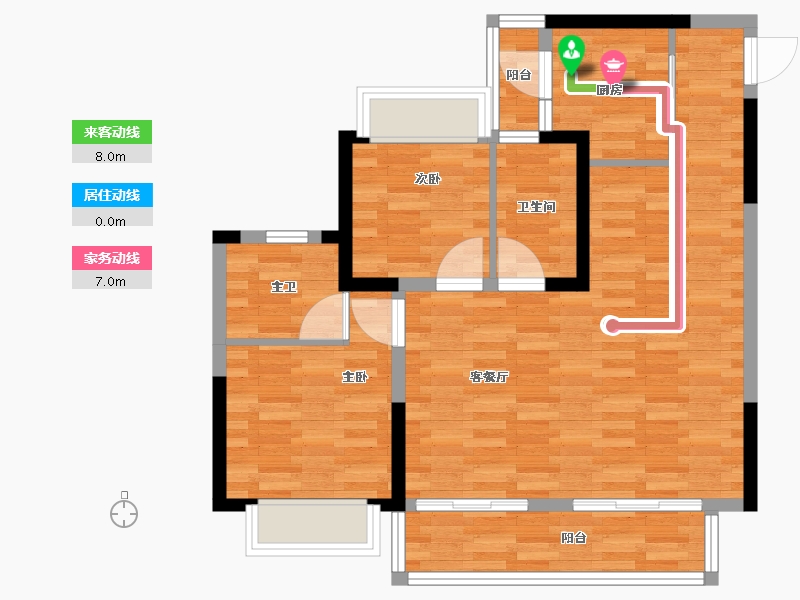 四川省-德阳市-南城品创-76.52-户型库-动静线