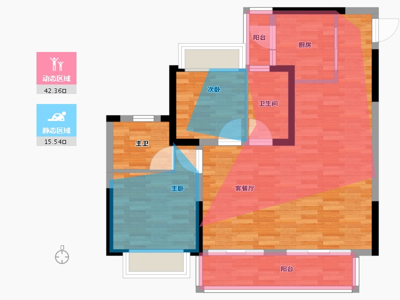 四川省-德阳市-南城品创-76.52-户型库-动静分区