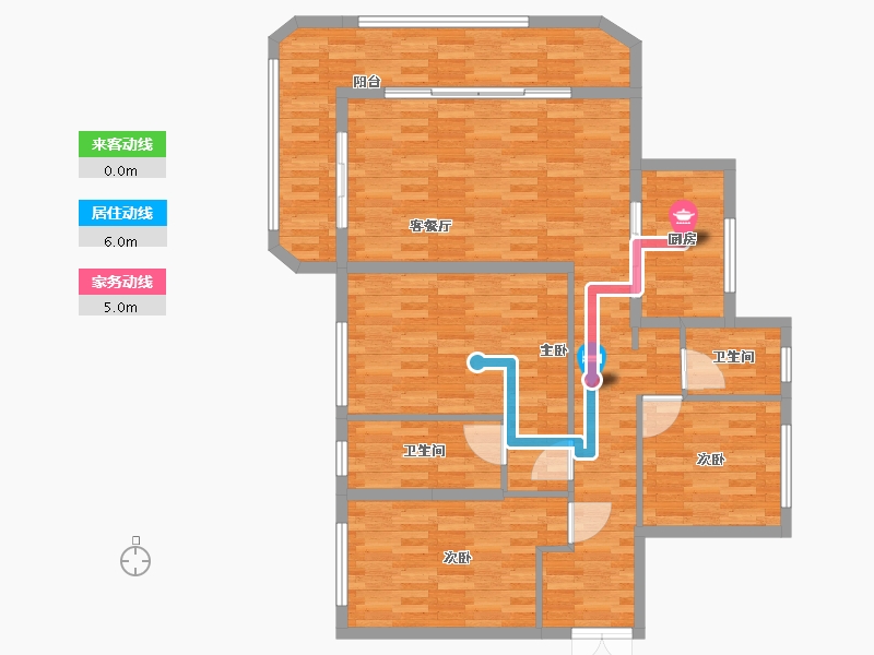 河北省-石家庄市-瑞璟春和-137.00-户型库-动静线