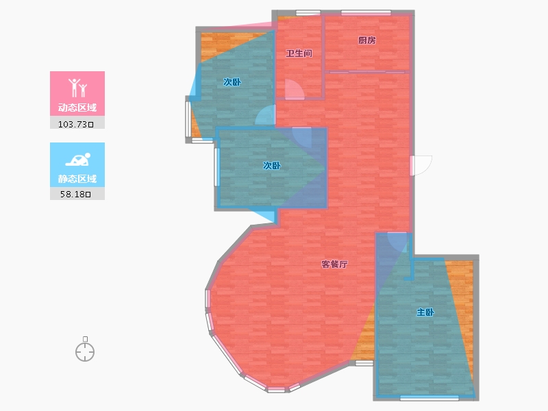 河北省-秦皇岛市-碧水华庭-184.00-户型库-动静分区