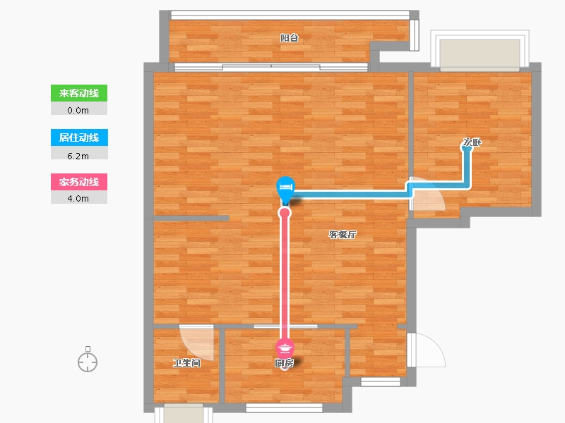 浙江省-宁波市-珑玥府-75.00-户型库-动静线