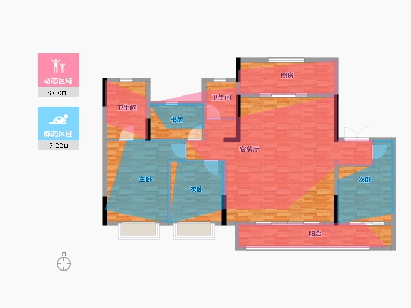 江苏省-盐城市-悦珑府-149.41-户型库-动静分区