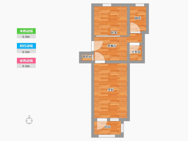 北京-北京市-左家庄三区-39.00-户型库-动静线