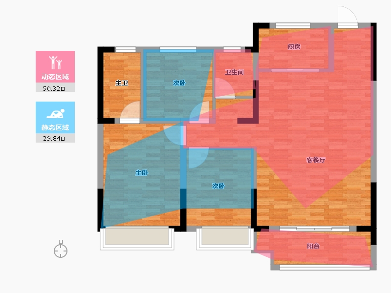 河南省-洛阳市-建业江山-100.00-户型库-动静分区