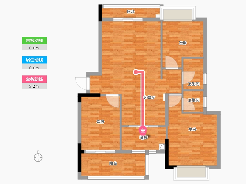 福建省-漳州市-融邦外滩壹号-89.42-户型库-动静线